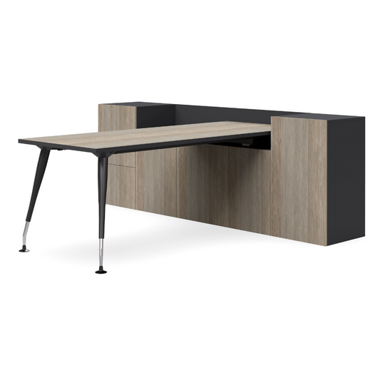 2 Tier Storage Executive Desk