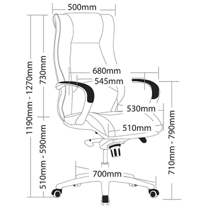 Camry High Back Chair