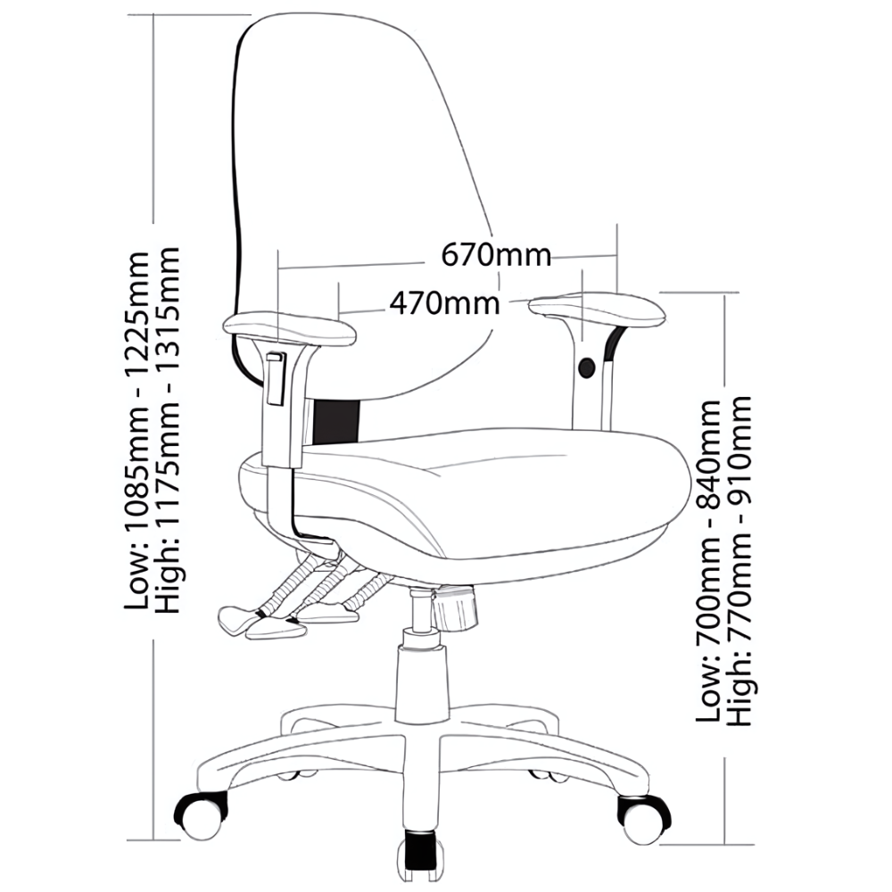 Clinton High Back TR600 Chair