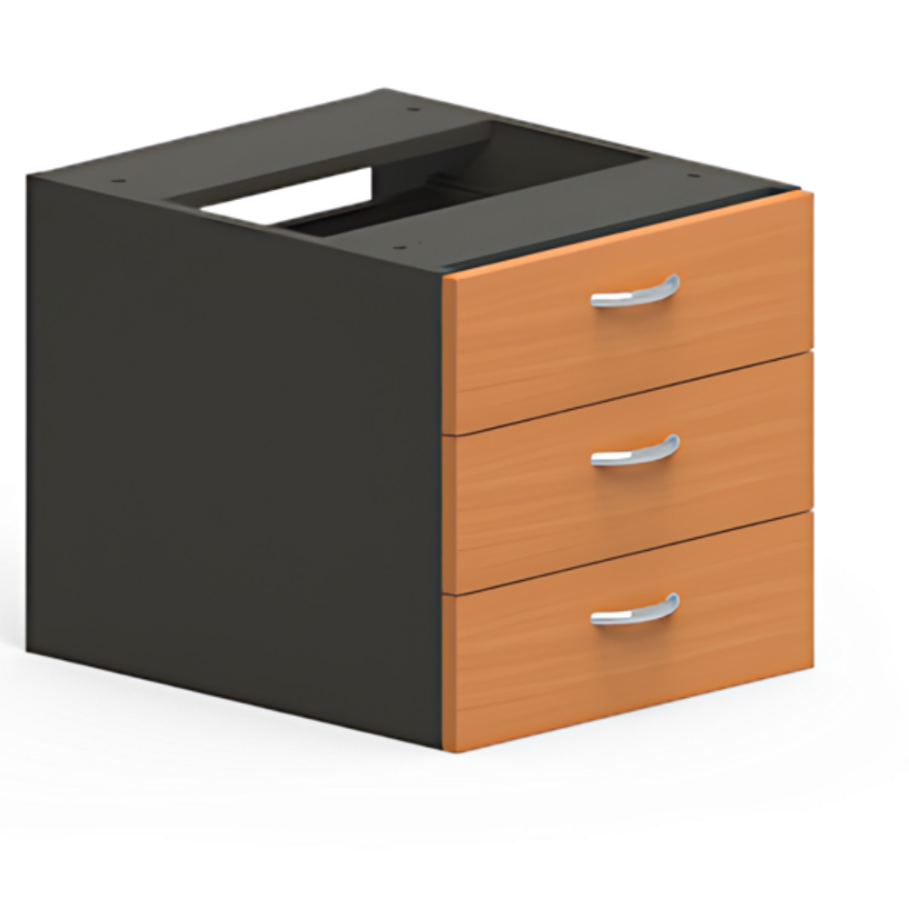 Excel fixed pedestal 3 drawers