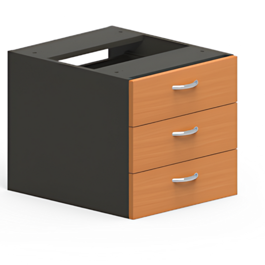 Excel fixed pedestal 3 drawers