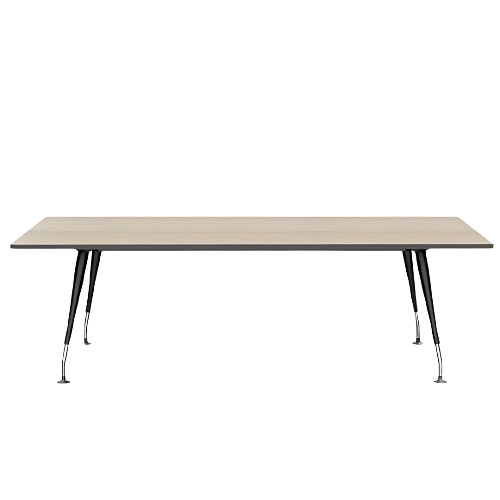 LETO BOARDROOM TABLE BLACK OR WHITE BASE