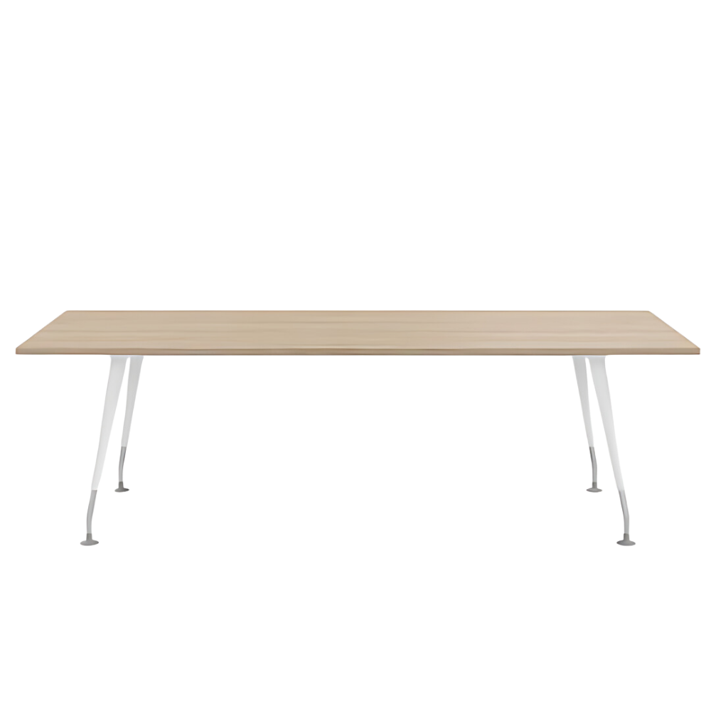 LETO BOARDROOM TABLE BLACK OR WHITE BASE