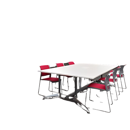 Modulas Boardroom Table with Rectangular Top