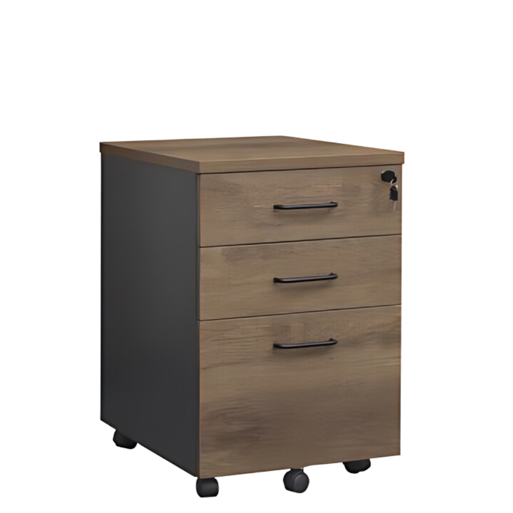 OM PREMIER MOBILE PEDESTAL 2 DRAWERS & 1 FILING DRAWER