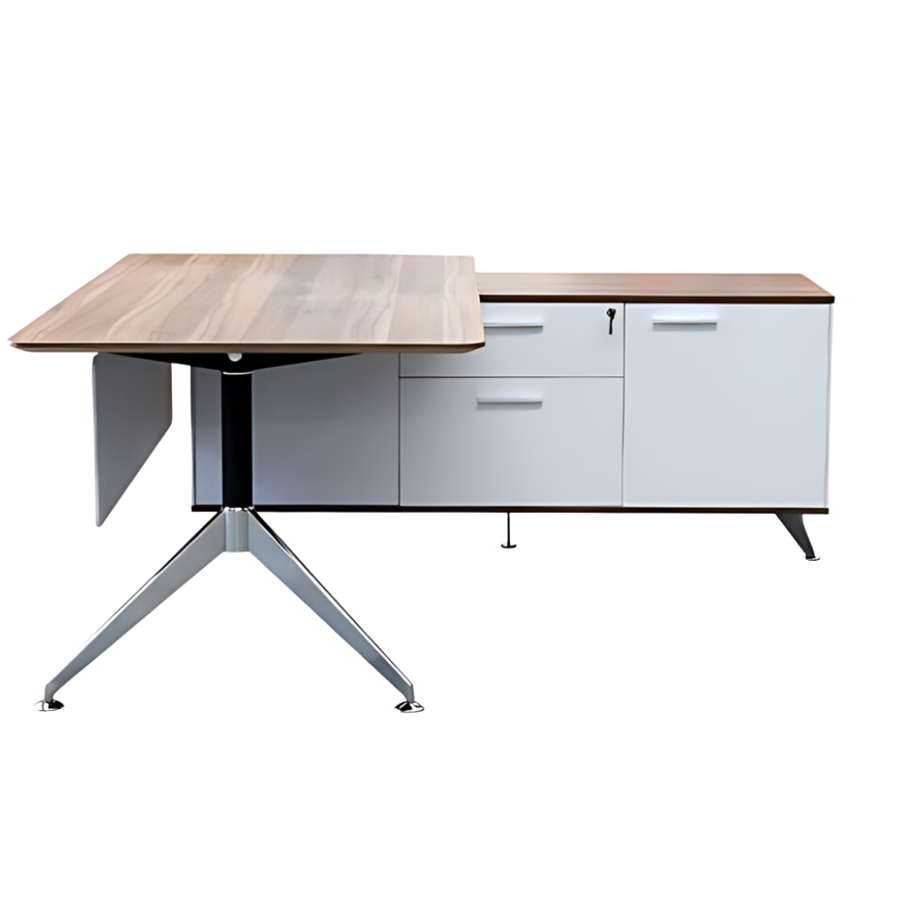 Potenza Executive Desk & Return