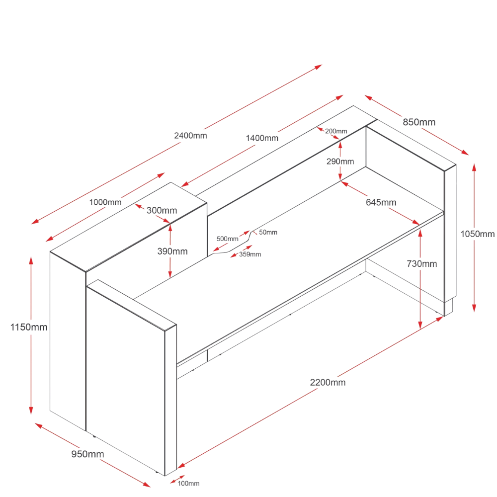 Sempre Reception Counter