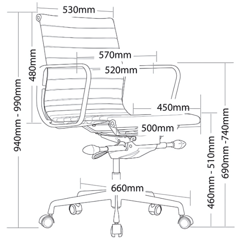 Volt Medium Back Boardroom Chair