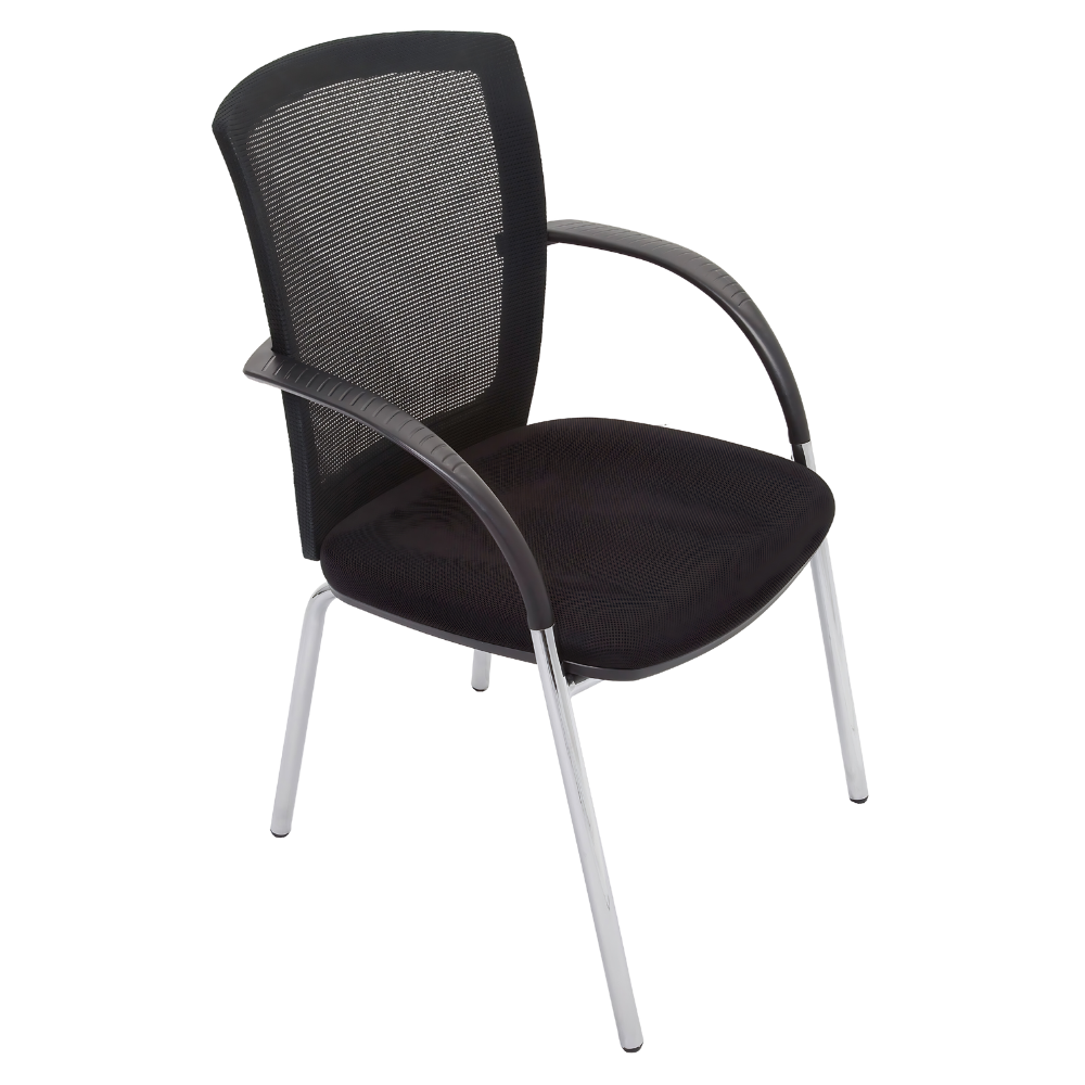 WMVBK Mesh 4 Legged Visitor Chair