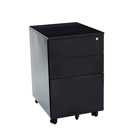 Zipp Metal Mobile Pedestal 2 drawers & 1 filing