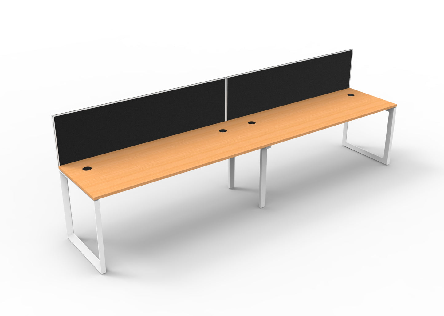 Rapid Infinity Single sided desk with screen