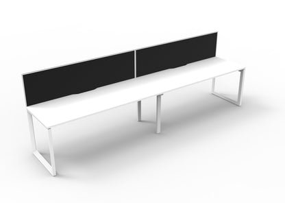 Rapid Infinity Single sided desk with screen